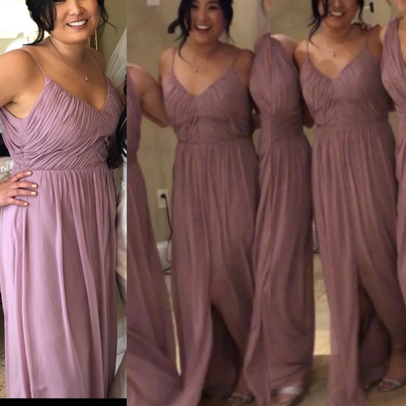 Dessy Bridesmaid Dress 2989 /Dusty Rose *UNALTERED